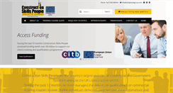 Desktop Screenshot of constructionskillspeople.com
